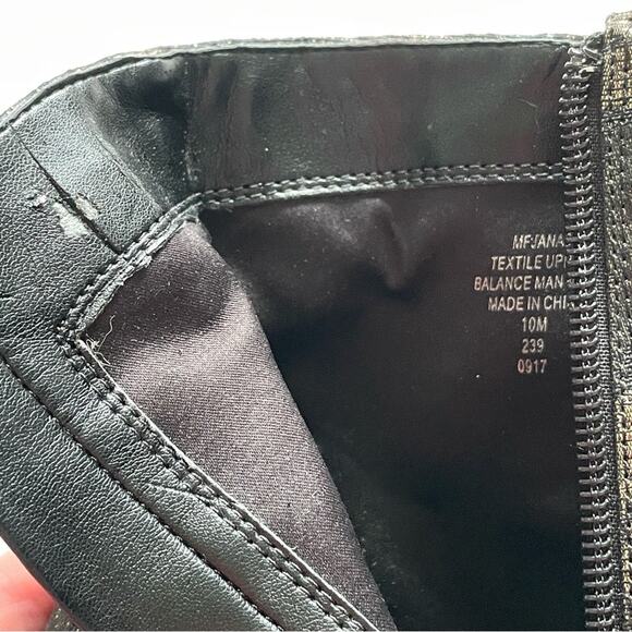 Marc Fisher Gold Black Lace Ankle Boot - Picture 8 of 8